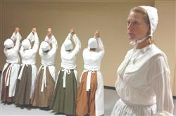 Lesely Farlow and the company. Judy Dworin Performance Project. Photo by Nick Lacy